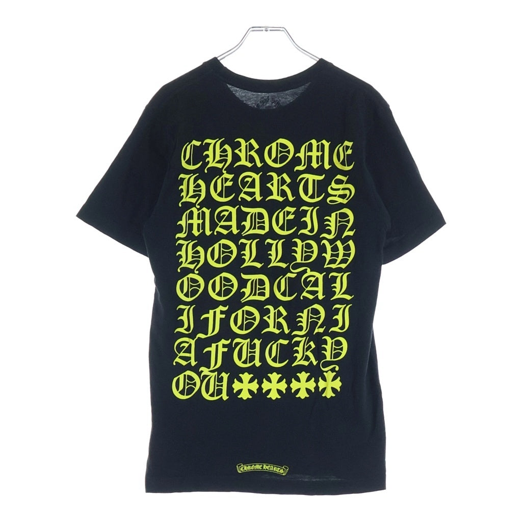 CHROME HEARTS(クロムハーツ) CH T-SHRT 1 バック英字プリントTシャツ 半袖カットソー