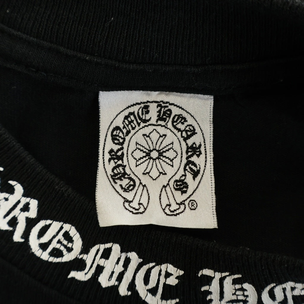 CHROME HEARTS(クロムハーツ) OLD FLORAL オールドフローラル バッグプリント半袖Tシャツ ブラック