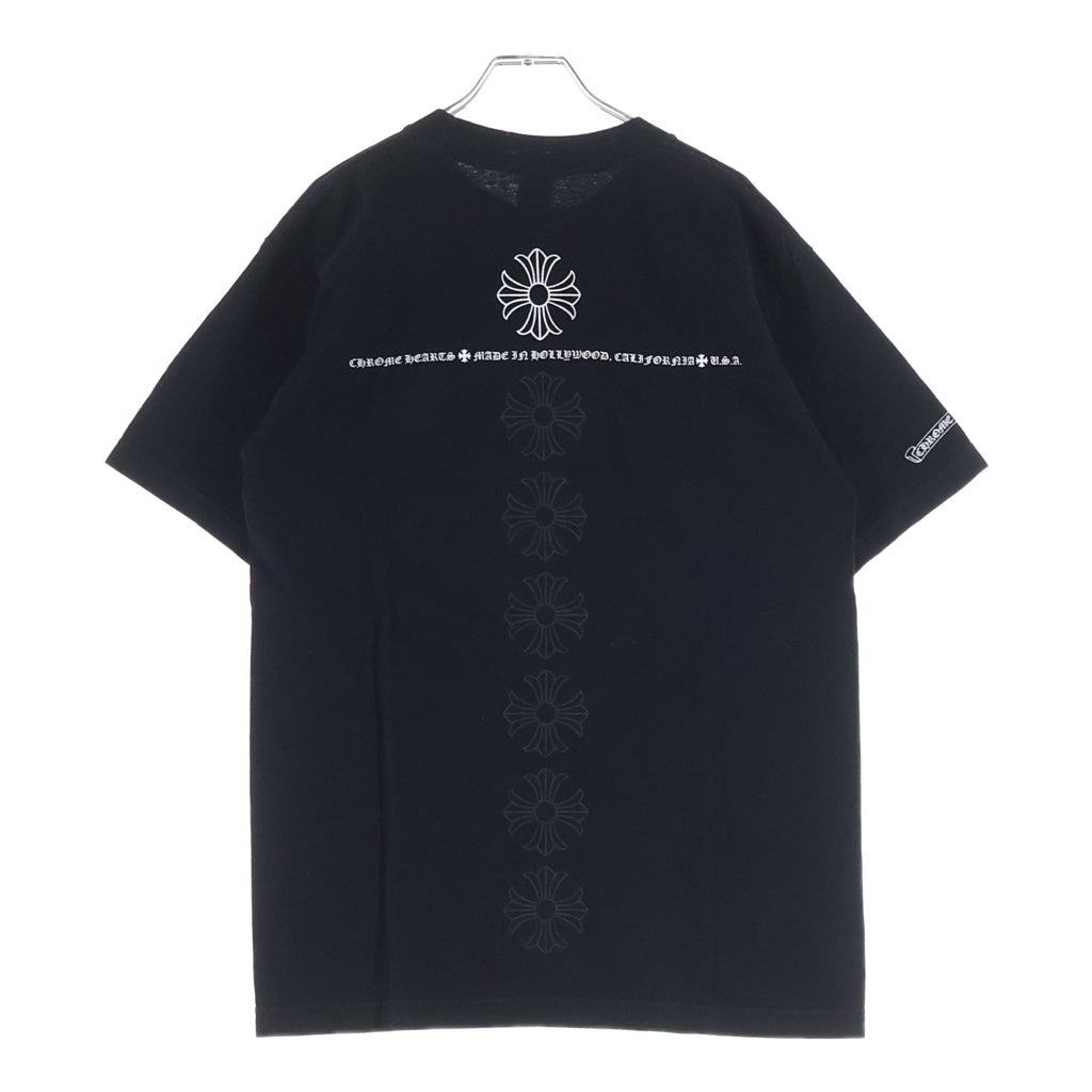 CHROME HEARTS(クロムハーツ) OLD CHプラスプリント 半袖Tシャツ カットソー ブラック