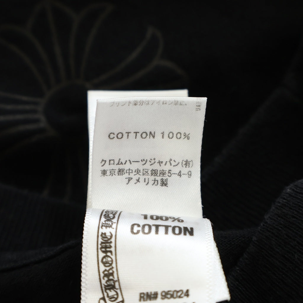 CHROME HEARTS(クロムハーツ) OLD CHプラスプリント 半袖Tシャツ カットソー ブラック