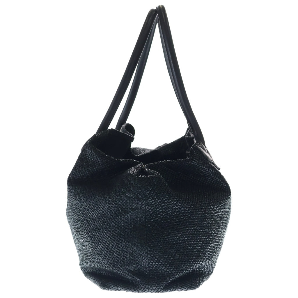 CHROME HEARTS(クロムハーツ) TOTE W SNP BS FLUER CANNES LIMITED BSフレアレザーパッチトートバッグ カンヌ限定 ブラック