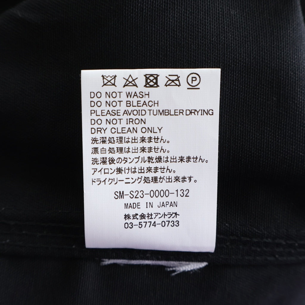 SAINT MICHAEL(セントマイケル) 23AW ×DICKIES EXC NBN STWADE JKT SM-S23-0000-132 ディッキーズ ジップアップジャケット ブラック