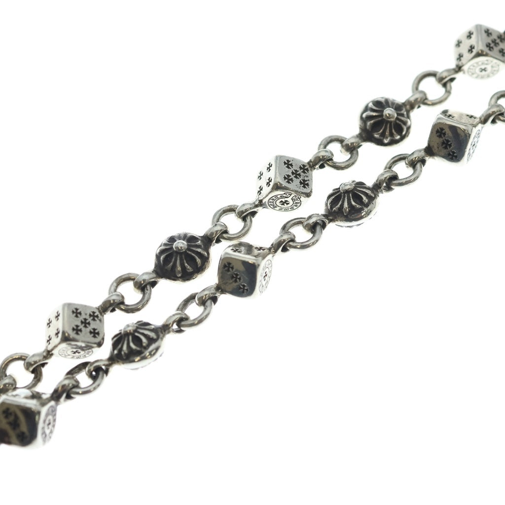 CHROME HEARTS(クロムハーツ) DICE 1CRS BALL-1 1クリップダイスクロスボール シルバーウォレットチェーン