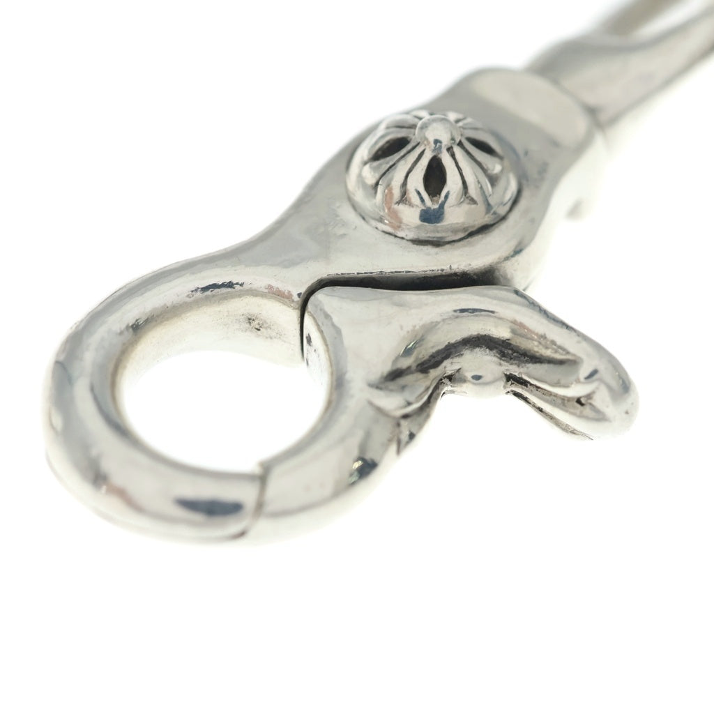 CHROME HEARTS(クロムハーツ) 2BALL LONG-S 1クリップロング#2クロスボール ウォレットチェーン シルバー BCA386