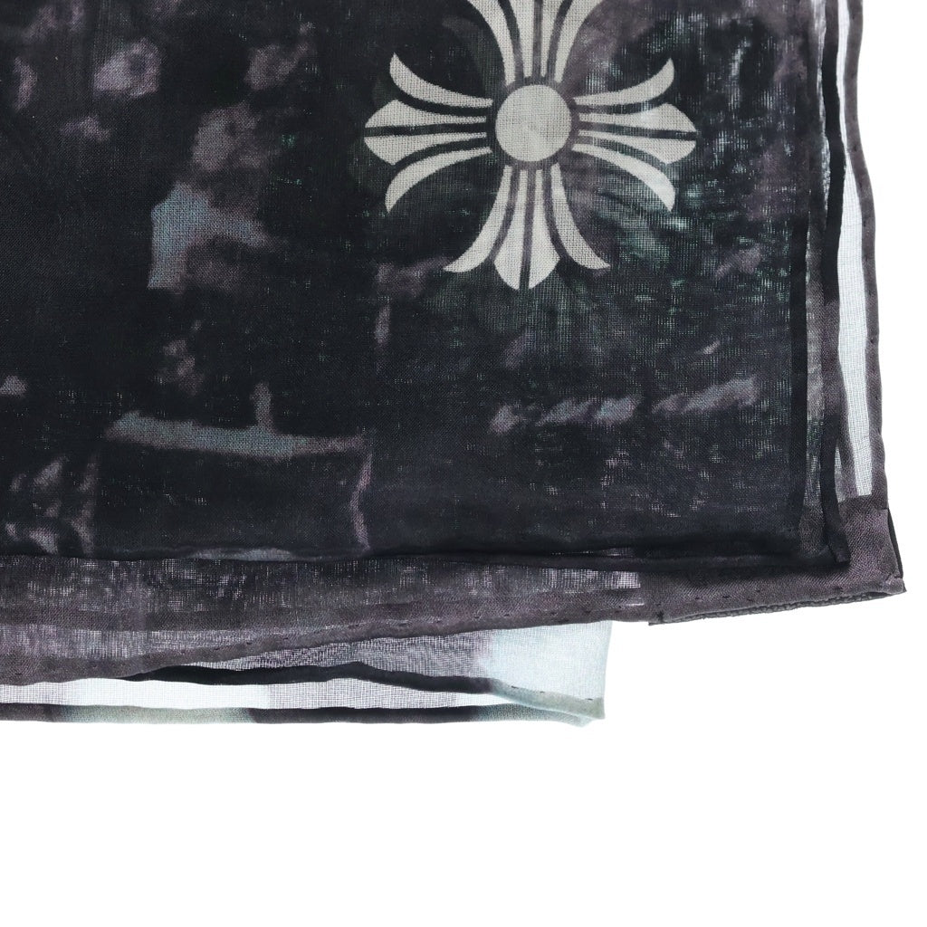 CHROME HEARTS(クロムハーツ) ×The Rolling Stones ローリングストーンズ SCARF シルクスカーフ マルチカラー レディース