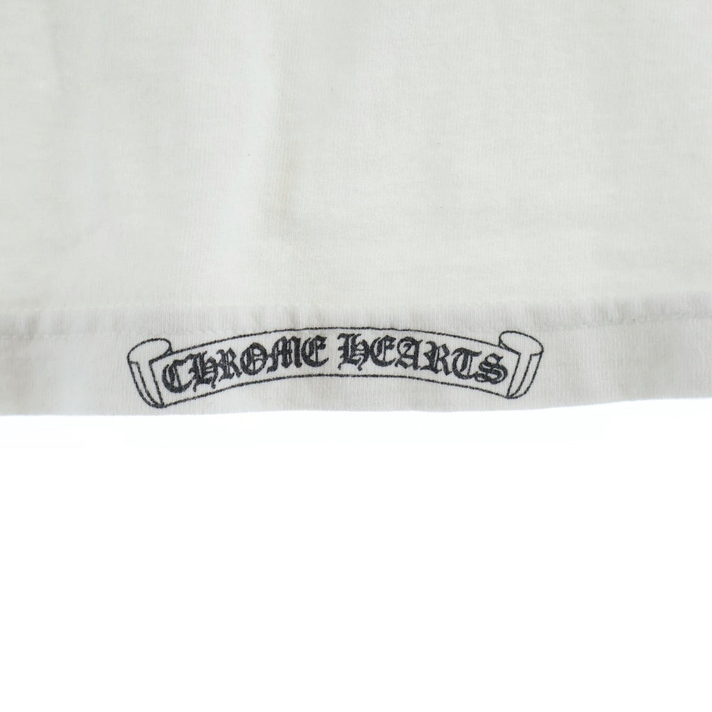 CHROME HEARTS(クロムハーツ) OLD CH T-SHIRT ROLLING STONES リップタン 半袖Tシャツカットソー ホワイト