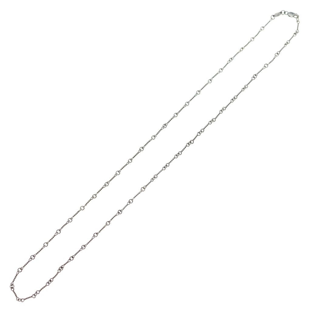 CHROME HEARTS(クロムハーツ) 18KWG NECKCHAIN T20 オールド ツイストチェーンネックレス 20inch ホワイトゴールド BCA003