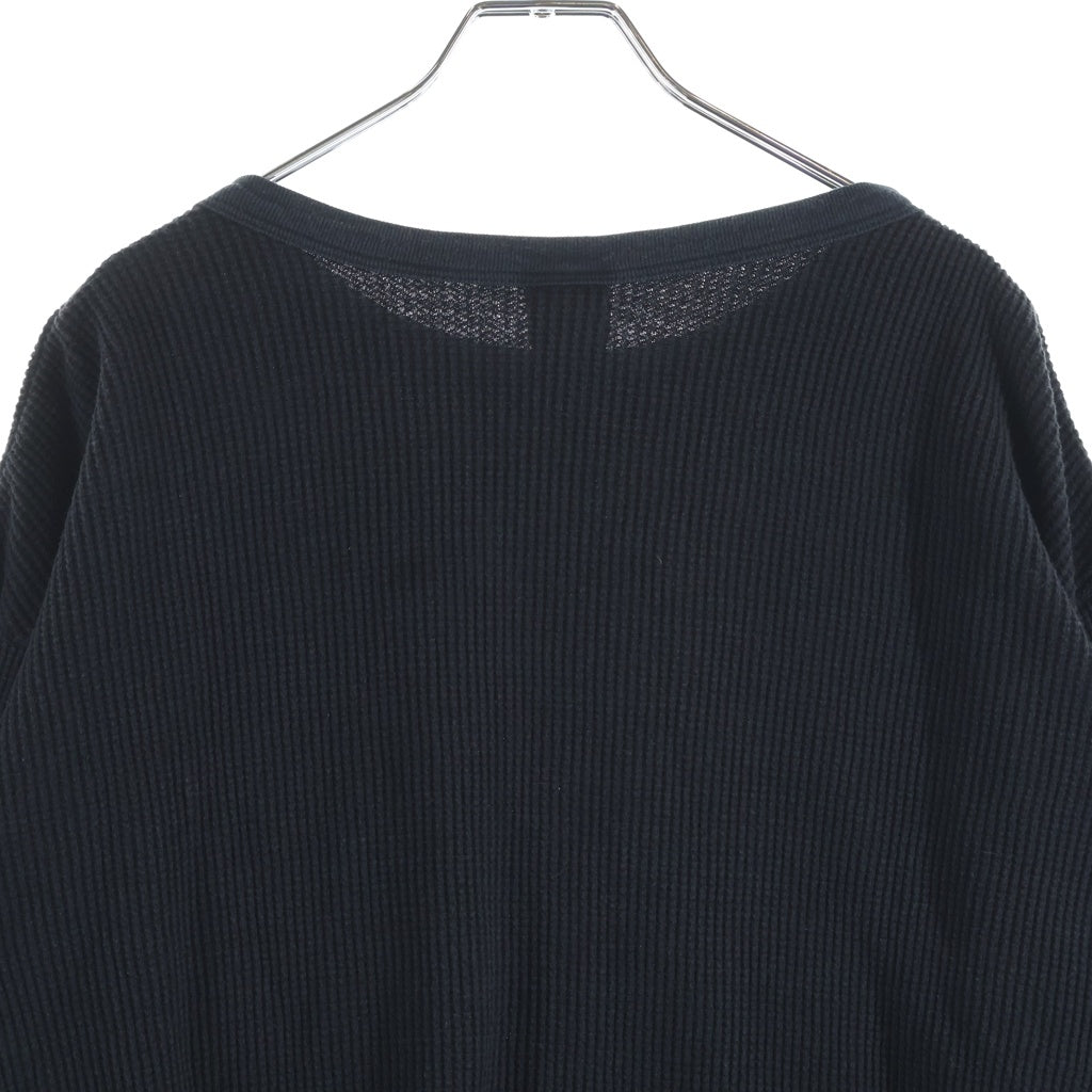 CHROME HEARTS(クロムハーツ) OLD ヴァインダガー刺繍 サーマル 長袖Tシャツ ブラック