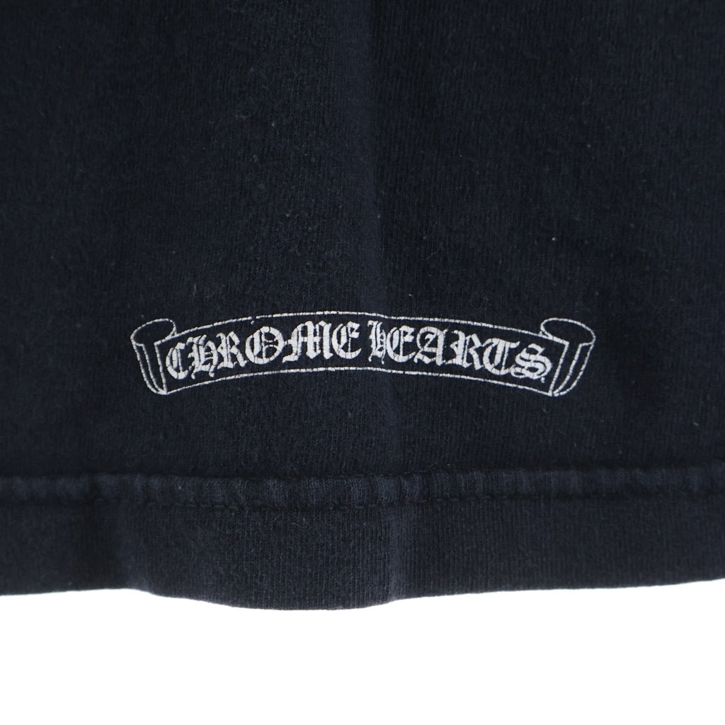 CHROME HEARTS(クロムハーツ) OLD MADE IN HOLLYWOOD CHプラスロゴ ポケット半袖Tシャツ ブラック