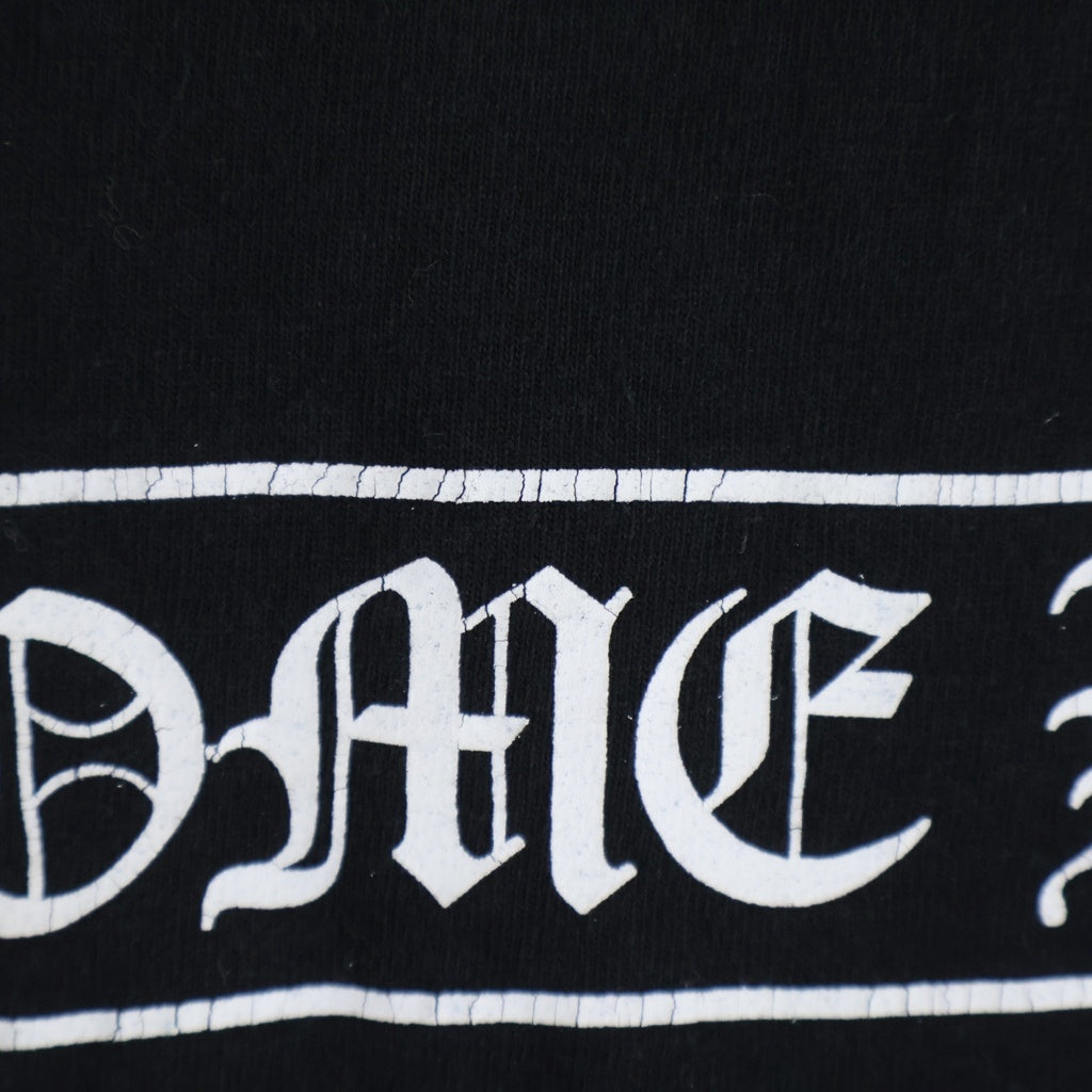 CHROME HEARTS(クロムハーツ) OLD Scroll Label Horseshoe Tee スクロールラベル ホースシュー スタープリント 半袖Tシャツ カットソー ブラック