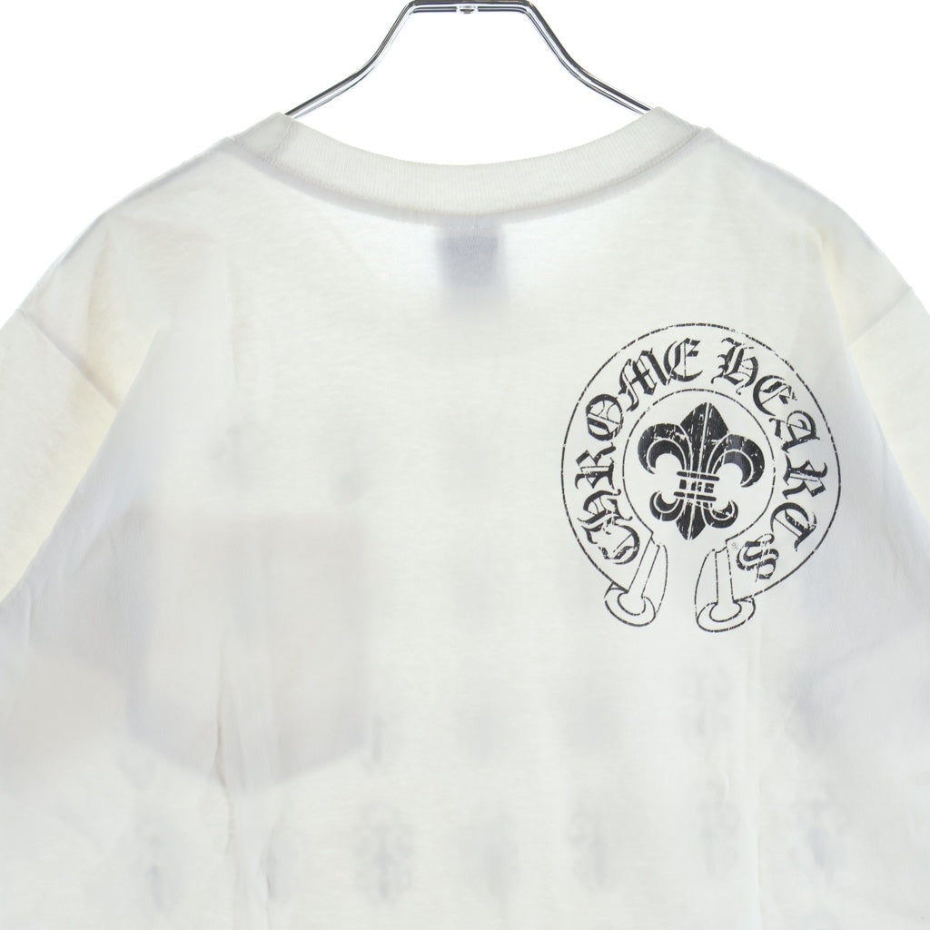 CHROME HEARTS(クロムハーツ) OLD ヴァインダガープリント 半袖Tシャツ ホワイト/ブラック