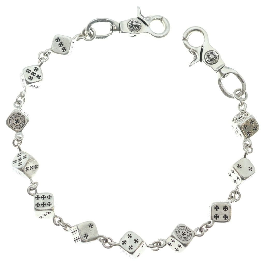 CHROME HEARTS(クロムハーツ) DICE LINK-2 2クリップダイス シルバーウォレットチェーン