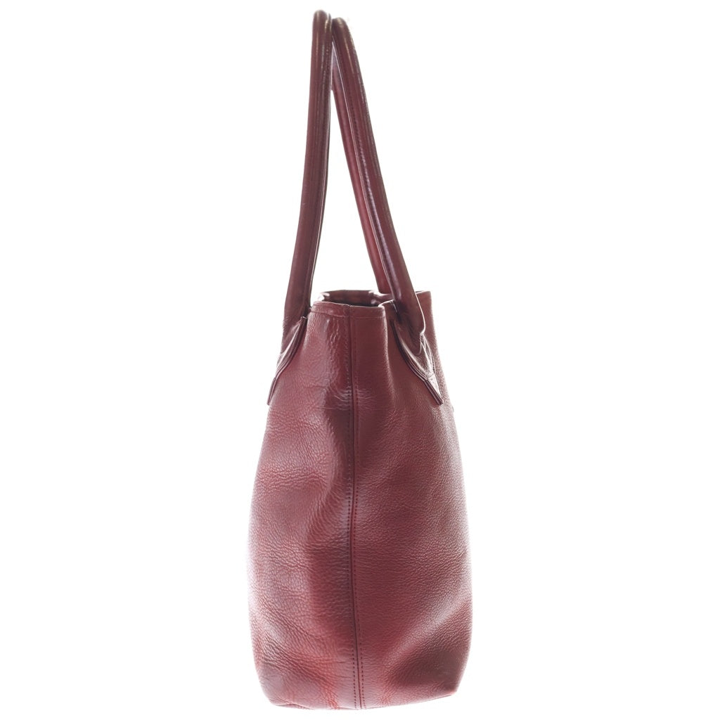 CHROME HEARTS(クロムハーツ) FS TOTE FSトート クロスパッチ付きレザートートバッグ レッド レディース