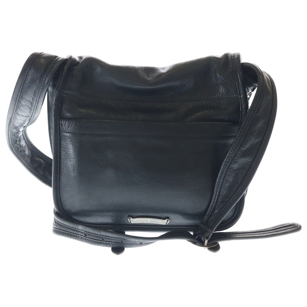 CHROME HEARTS(クロムハーツ) TINY SOFT SHOULDER ガンスリンガーストラップレザーショルダーバッグ ブラック レディース