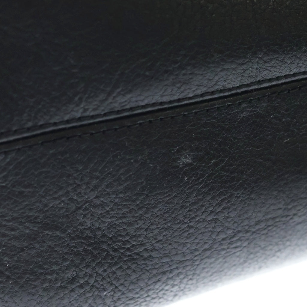 CHROME HEARTS(クロムハーツ) FS TOTE FSトート クロスパッチ付きレザートートバッグ ブラック レディース