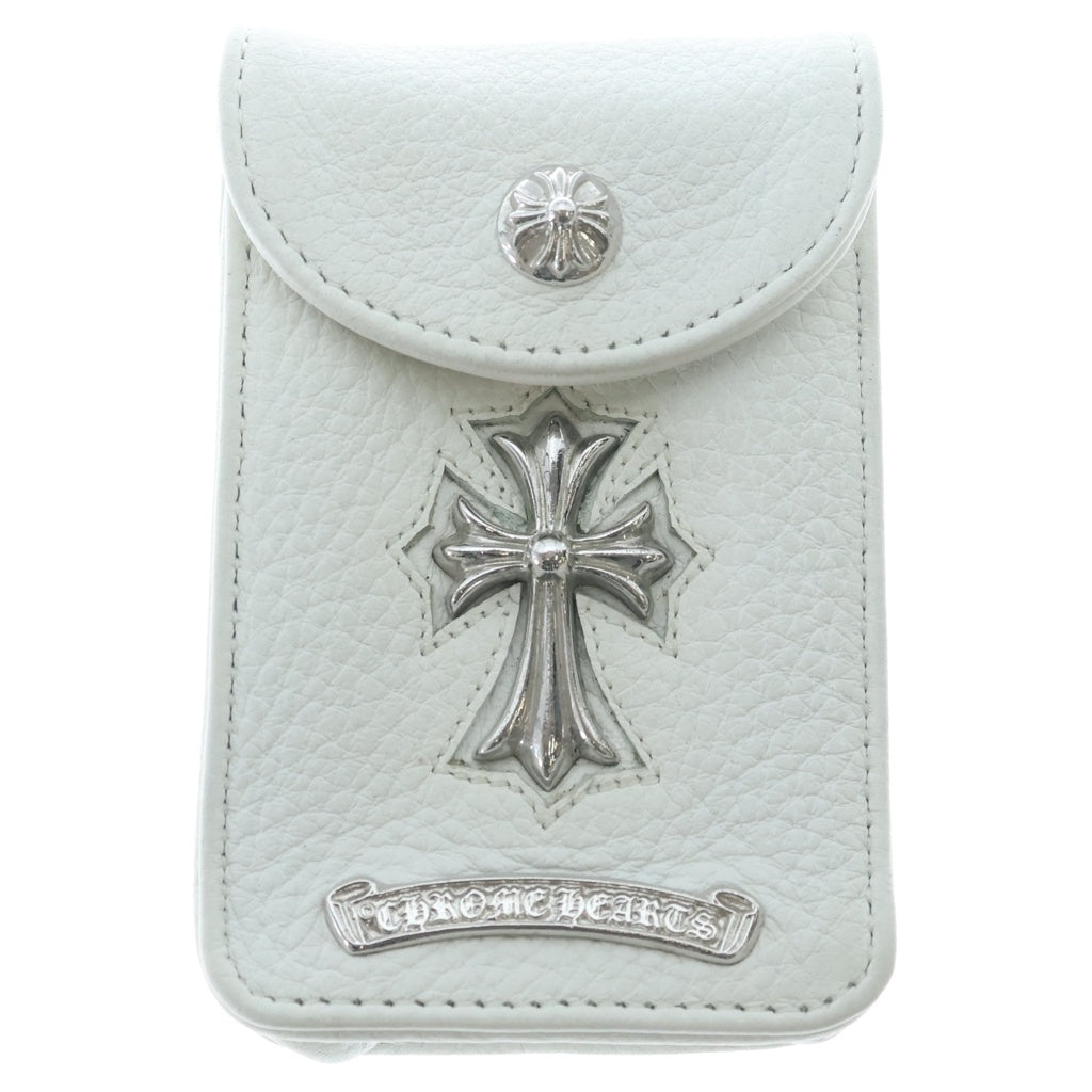 CHROME HEARTS(クロムハーツ) CH CROSS CIGARETTE CASE CHクロス シガレットケース 煙草入れ ホワイト/シルバー