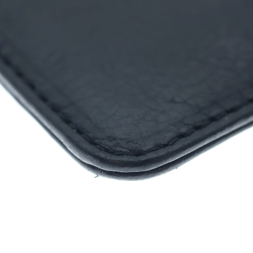 CHROME HEARTS(クロムハーツ) DOUBLE SIDE ダブルサイド ダガー付きレザーカードケース ブラック