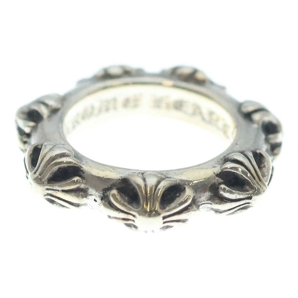CHROME HEARTS(クロムハーツ) CROSS BAND クロスバンド リング シルバー BCA342 レディース