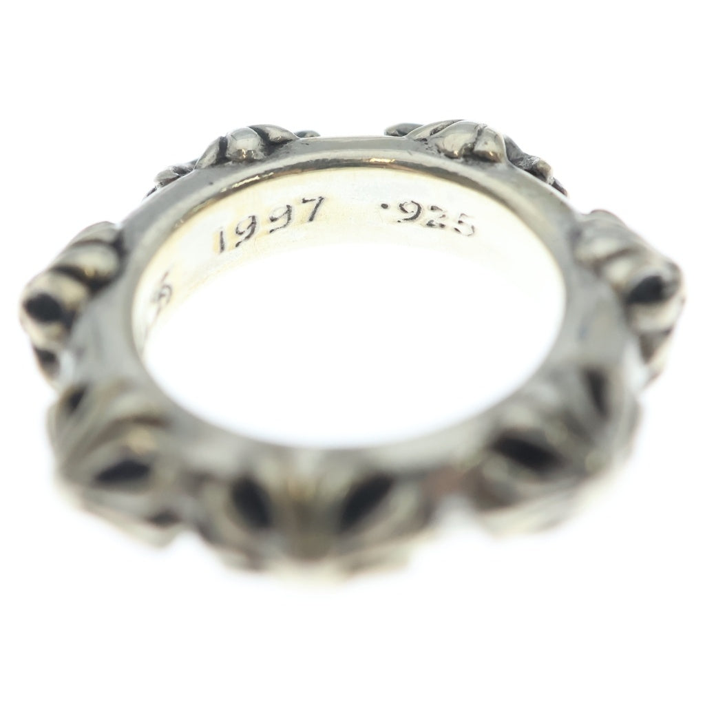 CHROME HEARTS(クロムハーツ) CROSS BAND クロスバンド リング シルバー BCA342 レディース