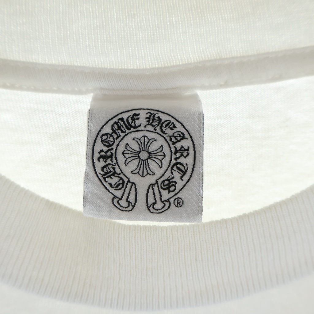 CHROME HEARTS(クロムハーツ) OLD T-BAR TEE オールド Tバープリント 半袖Tシャツカットソー ホワイト