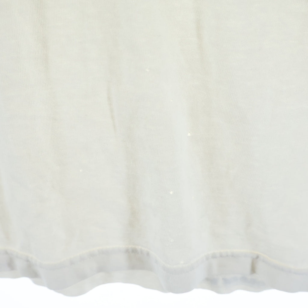 CHROME HEARTS(クロムハーツ) OLD STAR L/S Tee サイドスター ロゴ プリント 長袖Tシャツ ホワイト