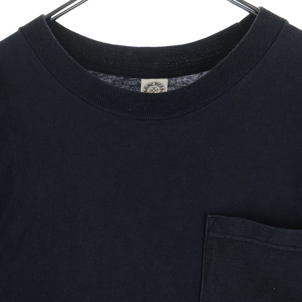 CHROME HEARTS(クロムハーツ) OLD CH Plus Scroll Logo S/S Tee CHプラス スクロールラベルプリント クルーネック半袖Tシャツ ショートスリーブカットソー ブラック