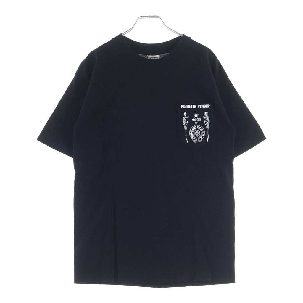 CHROME HEARTS(クロムハーツ) OLD FOTI T-SHIRT オールド フォティプリント クルーネックポケット半袖Tシャツ ブラック