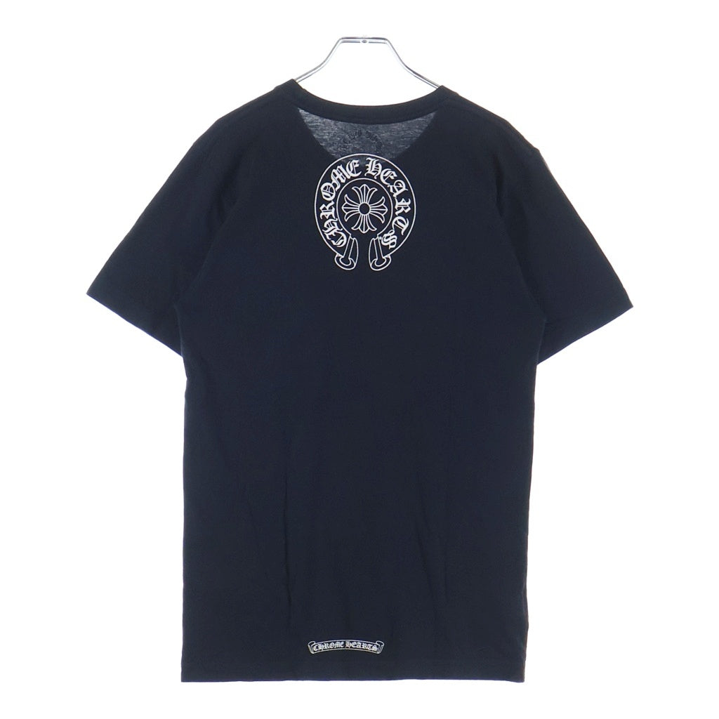 CHROME HEARTS(クロムハーツ) CH T-SHRT 1 ネックロゴプリントTシャツ ホワイト