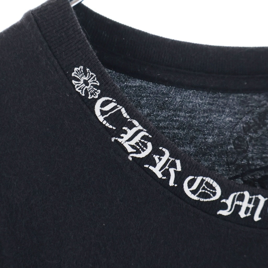 CHROME HEARTS(クロムハーツ) CH T-SHRT 1 ネックロゴプリントTシャツ ホワイト