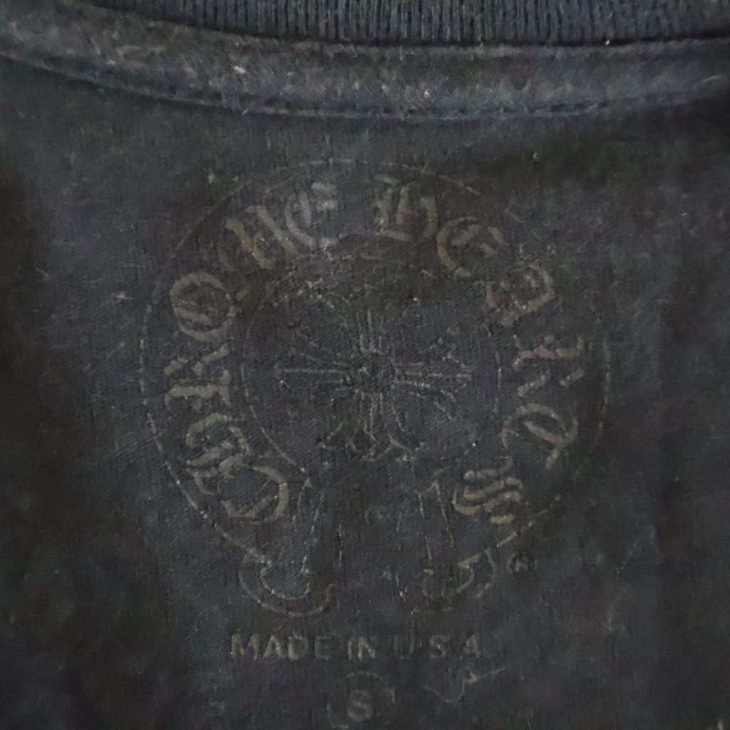 CHROME HEARTS(クロムハーツ) CH T-SHRT 1 ネックロゴプリントTシャツ ホワイト