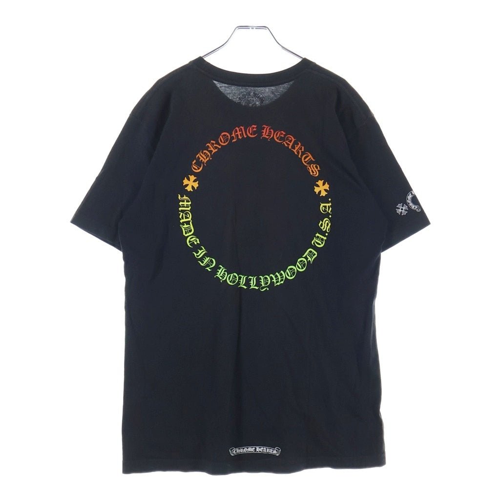 CHROME HEARTS(クロムハーツ) CH T-SHRT 1 マルチサークルロゴプリントTシャツ ブラック