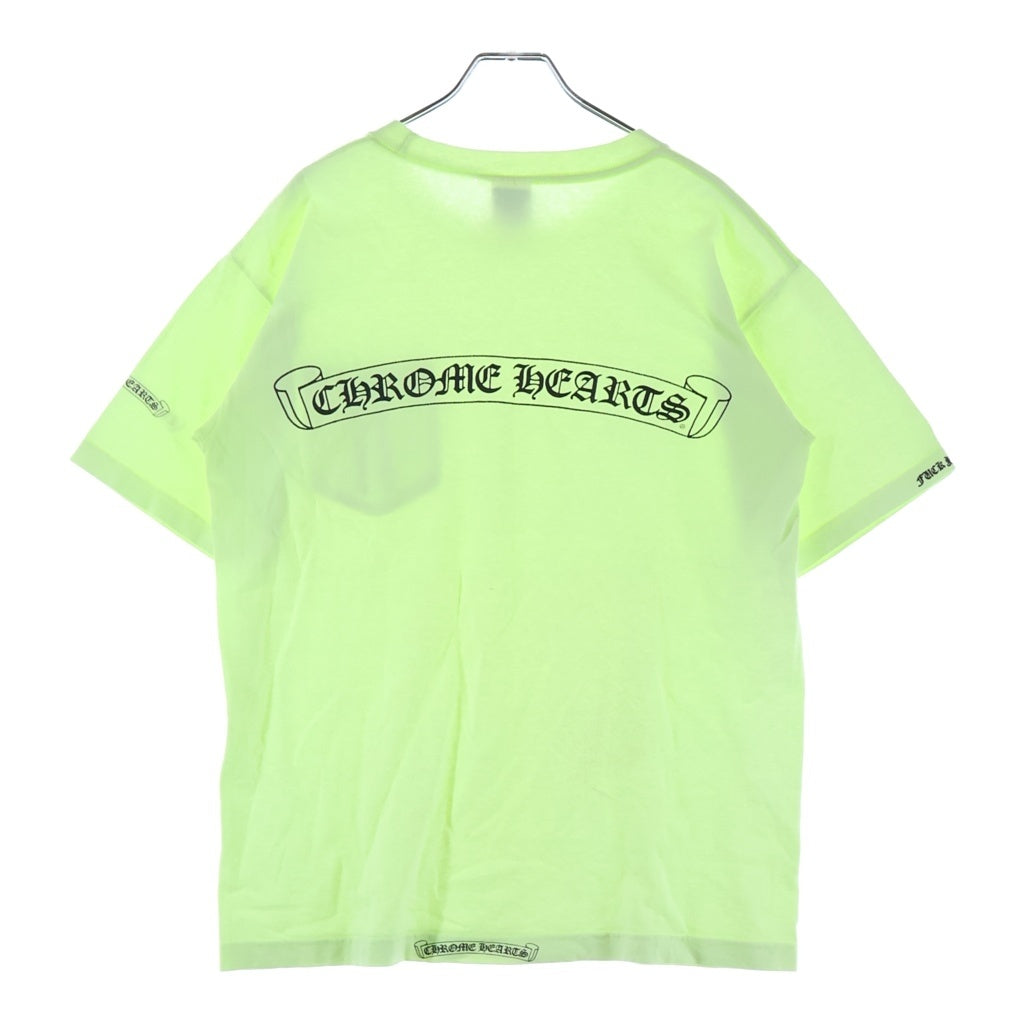 CHROME HEARTS(クロムハーツ) OLD オールド バックスクロールラベルプリント半袖Tシャツカットソー グリーン