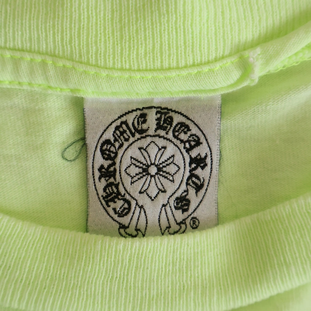 CHROME HEARTS(クロムハーツ) OLD オールド バックスクロールラベルプリント半袖Tシャツカットソー グリーン