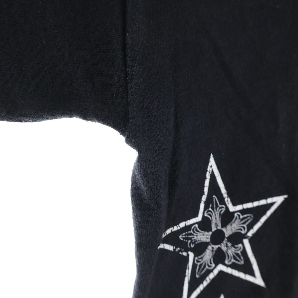CHROME HEARTS(クロムハーツ) OLD S/S T BAR オールド バックTバー スタープリント 半袖Tシャツカットソー ブラック