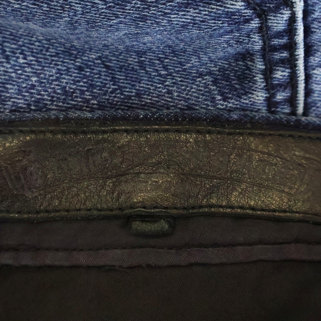 CHROME HEARTS(クロムハーツ) JEAN STRTLG FBRC クロスボールボタンストレートデニムパンツ