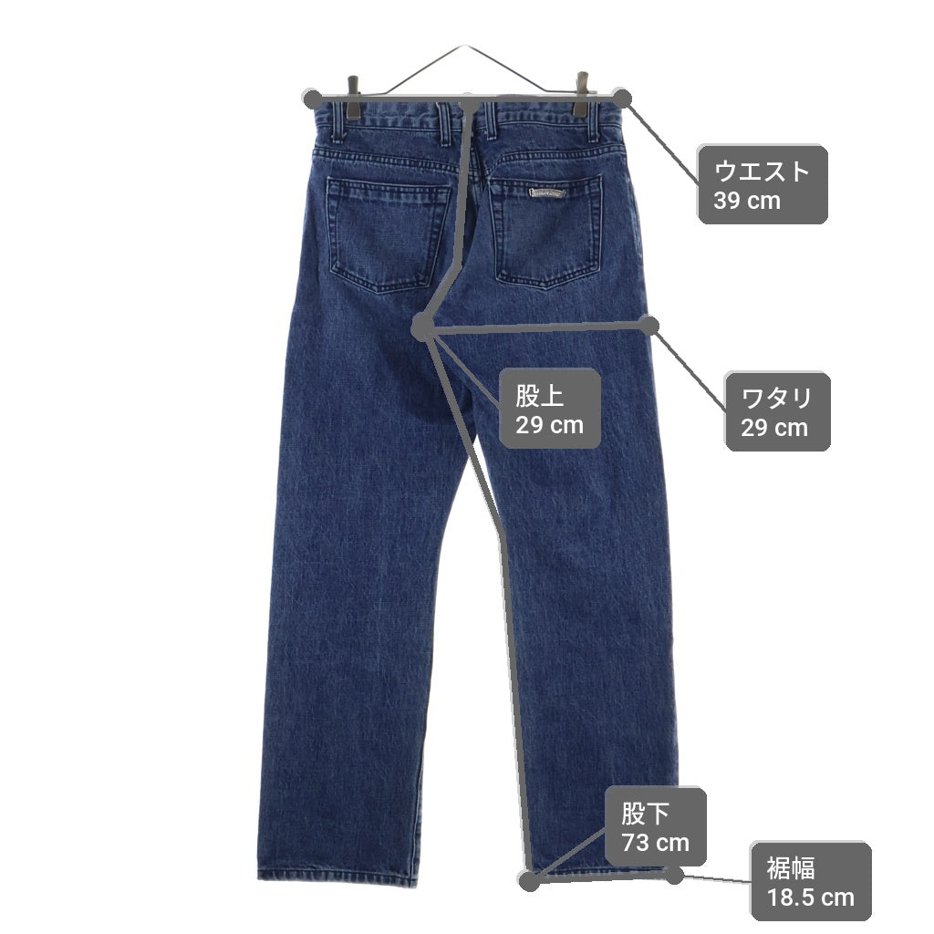 CHROME HEARTS(クロムハーツ) JEAN STRTLG FBRC クロスボールボタンストレートデニムパンツ