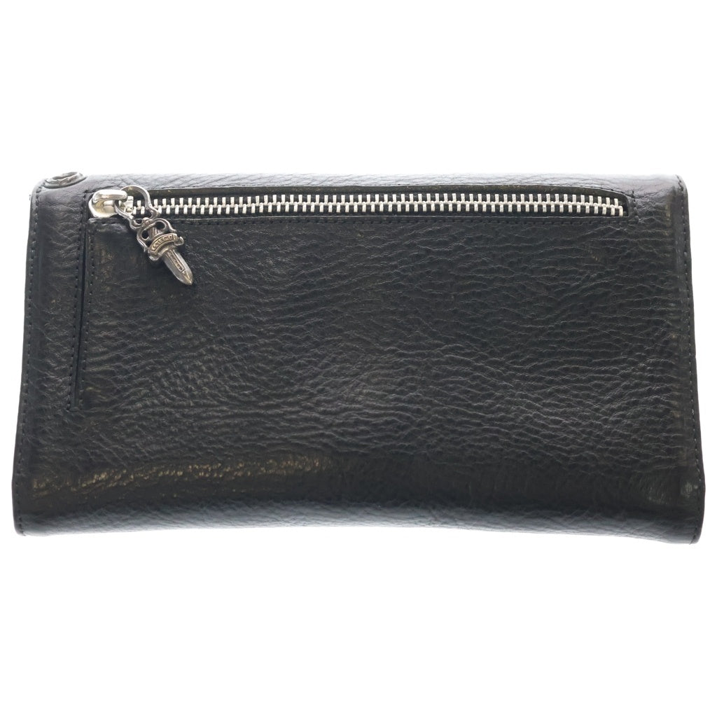 CHROME HEARTS(クロムハーツ) WAVE ウェーブ レザーウォレット 財布 ブラック