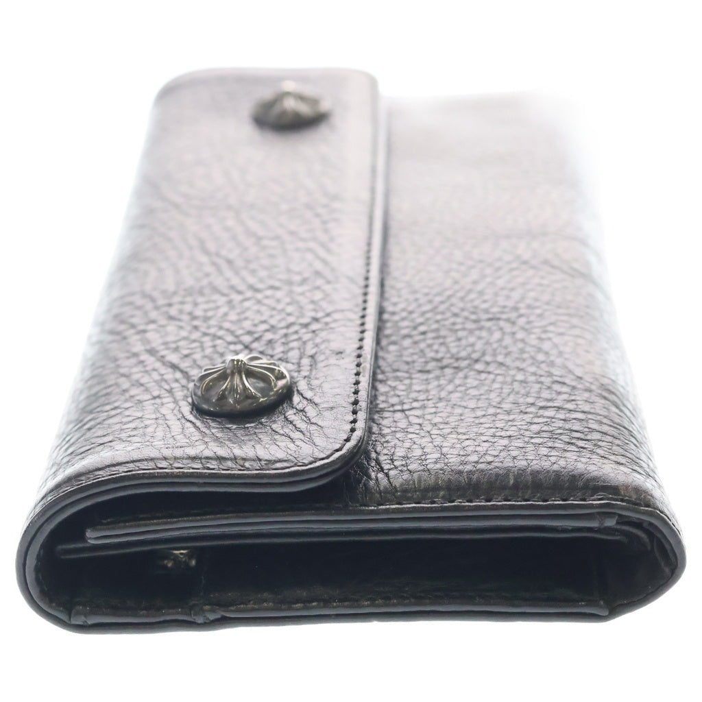 CHROME HEARTS(クロムハーツ) WAVE ウェーブ レザーウォレット 財布 ブラック