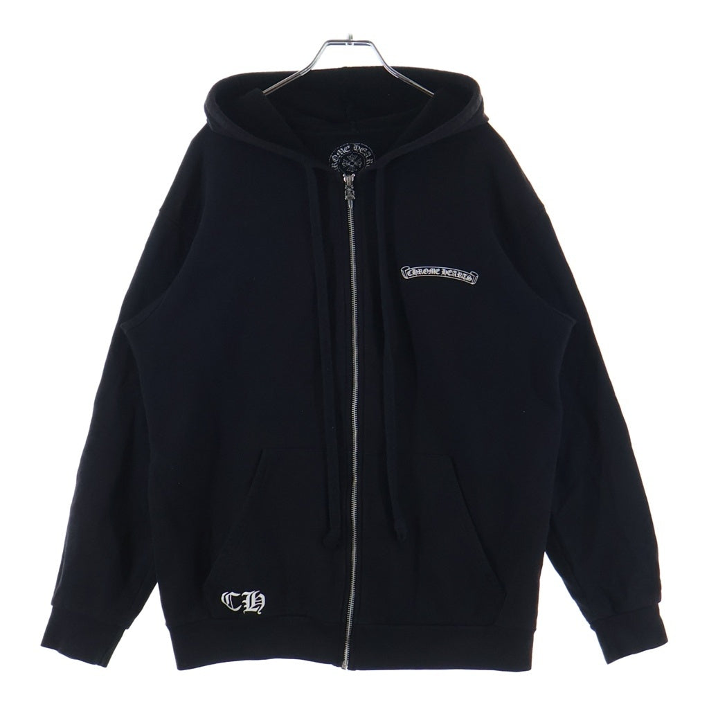 CHROME HEARTS(クロムハーツ) SWTSHRT HD ZIPHOODIE バックフレアニー マルチロゴ ジップパーカー