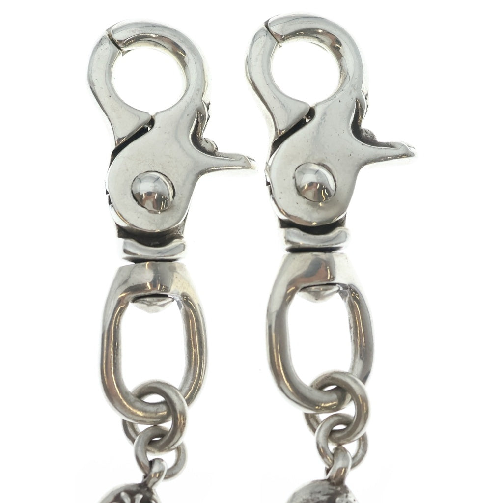 CHROME HEARTS(クロムハーツ) 2MULTIBALL LONG-T 2クリップロング#2マルチボール シルバーウォレットチェーン