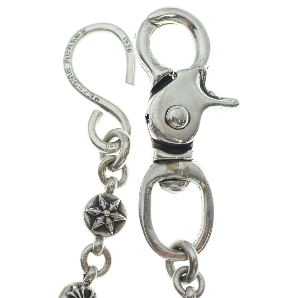 CHROME HEARTS(クロムハーツ) 2MULTIBALL LONG-S 1クリップロング#2マルチボール シルバーウォレットチェーン