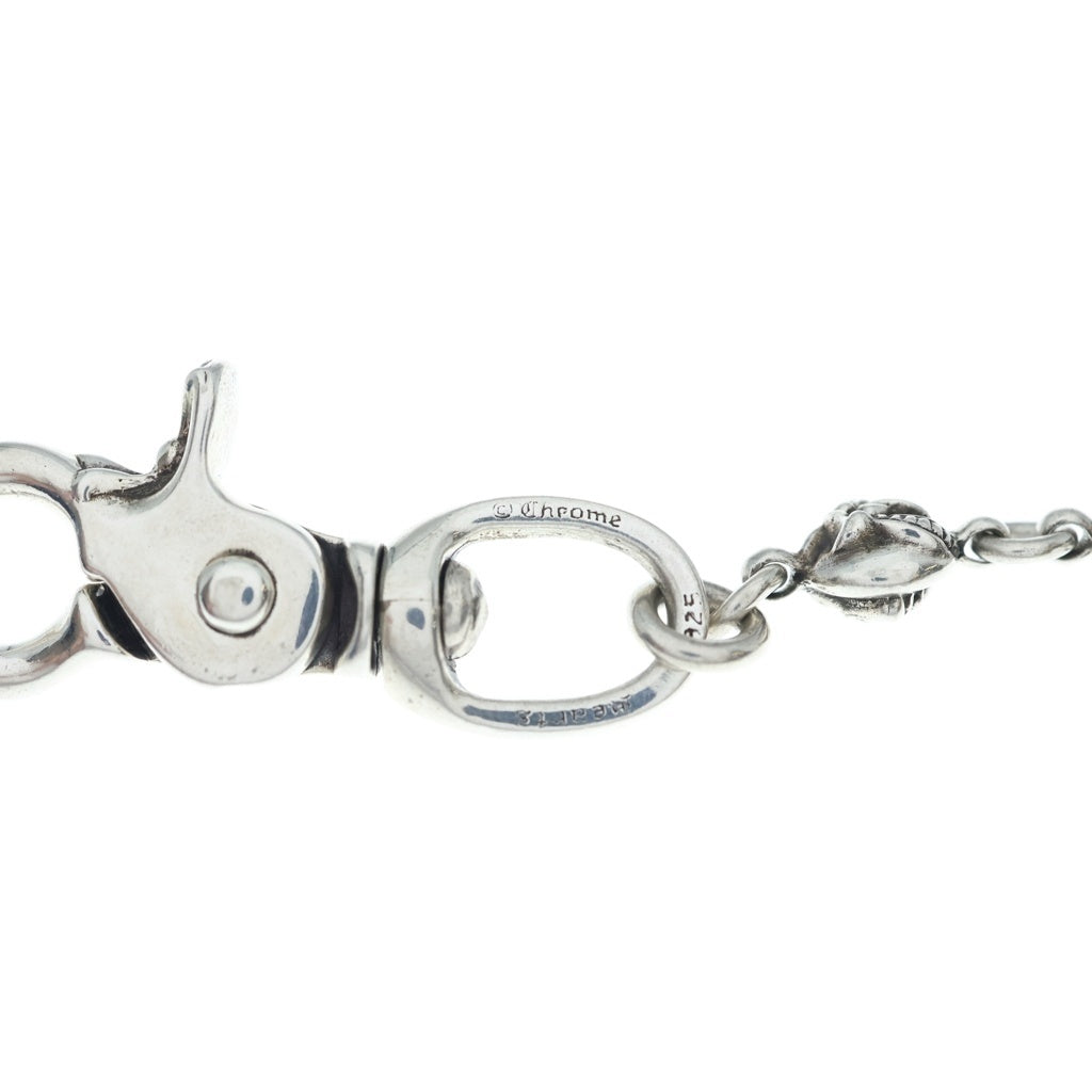 CHROME HEARTS(クロムハーツ) 2MULTIBALL LONG-S 1クリップロング#2マルチボール シルバーウォレットチェーン