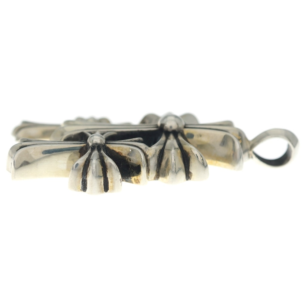 CHROME HEARTS(クロムハーツ) 3 CH CRS SML トリプルCHクロススモール シルバーネックレストップ