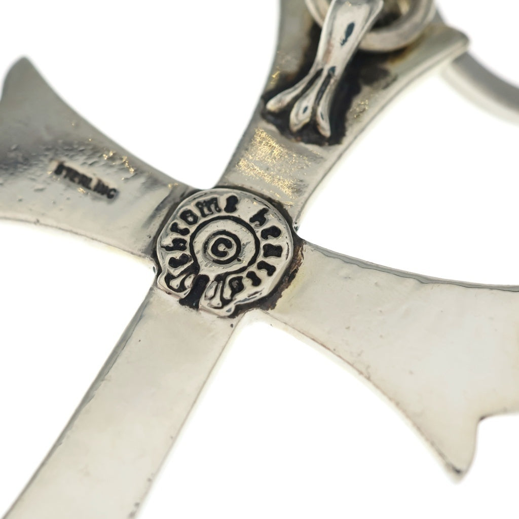 CHROME HEARTS(クロムハーツ) CH CRS LG&No5 DGGR ラージクロス#5ダガーキーリング シルバーキーリング