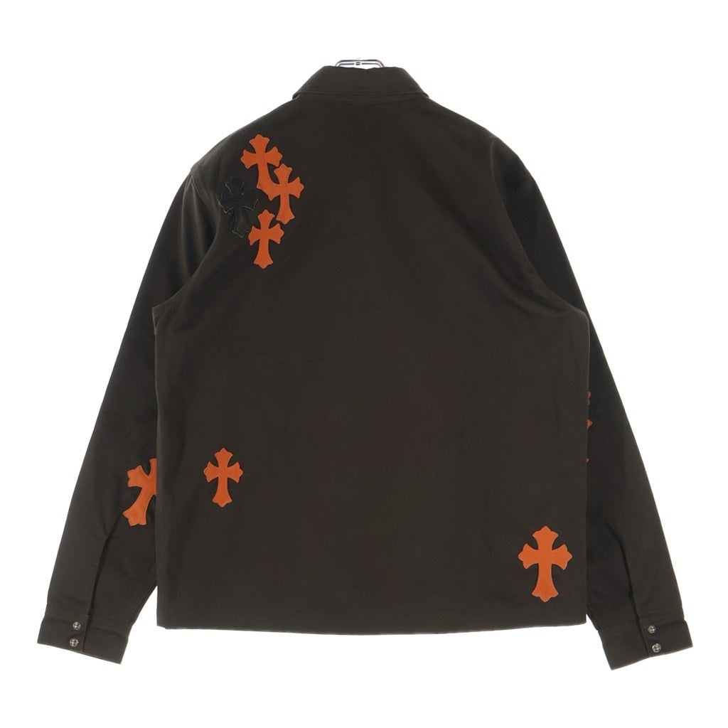 CHROME HEARTS(クロムハーツ) WORK DOG クロスボールボタン クロスパッチ付ジャケット ブラウン/オレンジ/カモフラージュ