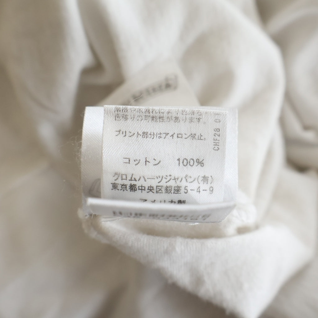 CHROME HEARTS(クロムハーツ) Vine Dagger ヴァインダガー アームフローラル 長袖Tシャツ カットソー ホワイト