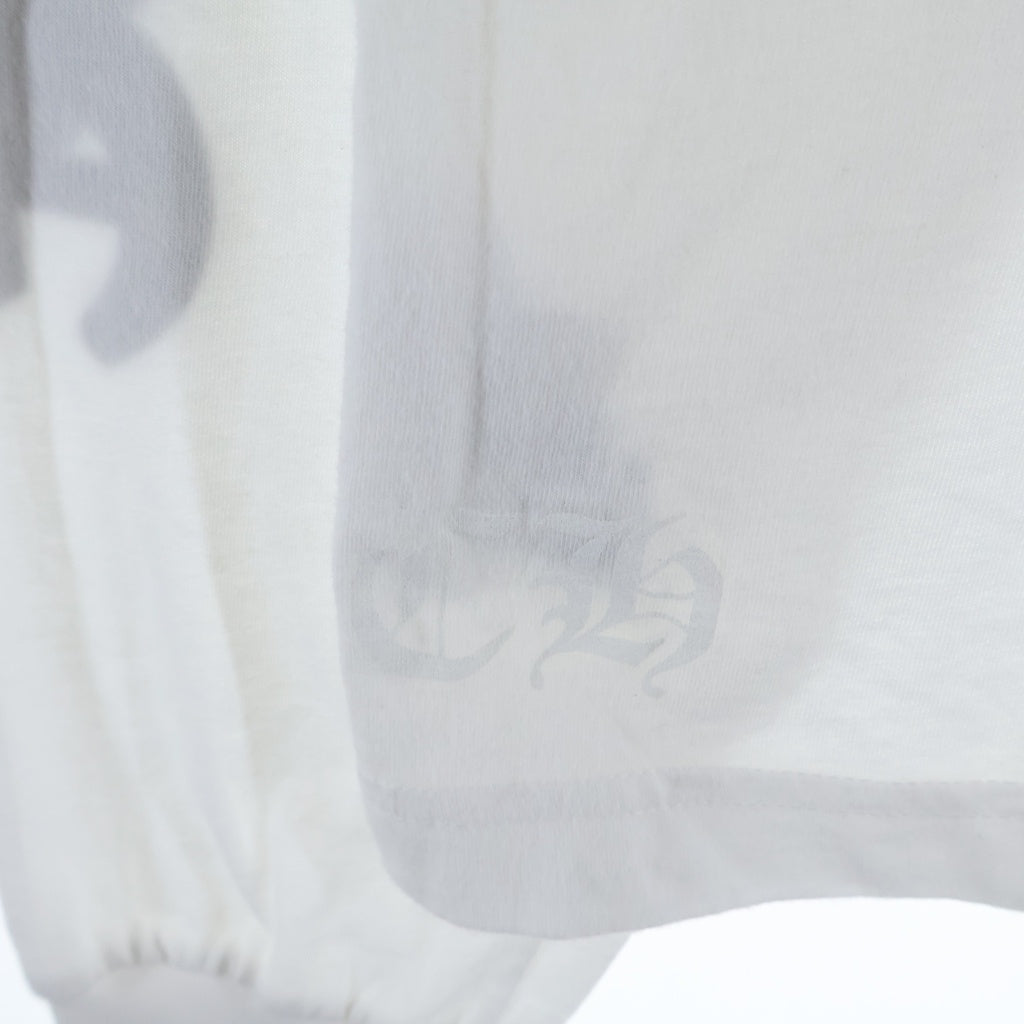 CHROME HEARTS(クロムハーツ) CAMO HORSE SHOE カモホースシュー バックプリント長袖Tシャツ ホワイト