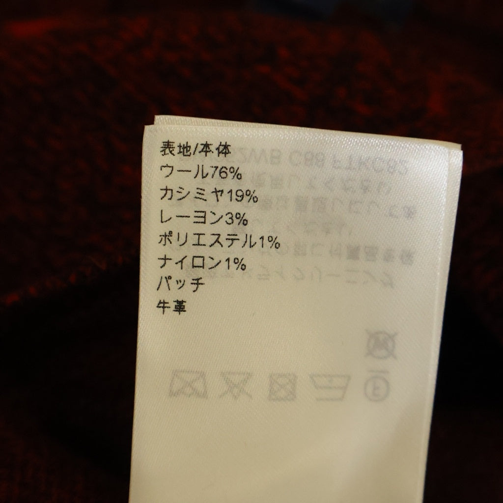 LOUIS VUITTON(ルイヴィトン) 25AW RW252WB C88 ウール グラフィックチェック カーディガン レディース ブラック/レッド