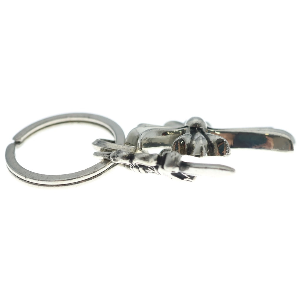 CHROME HEARTS(クロムハーツ) CH CRS SML&No5 DGGR スモールCHクロス#5ダガーキーリング シルバーキーリング
