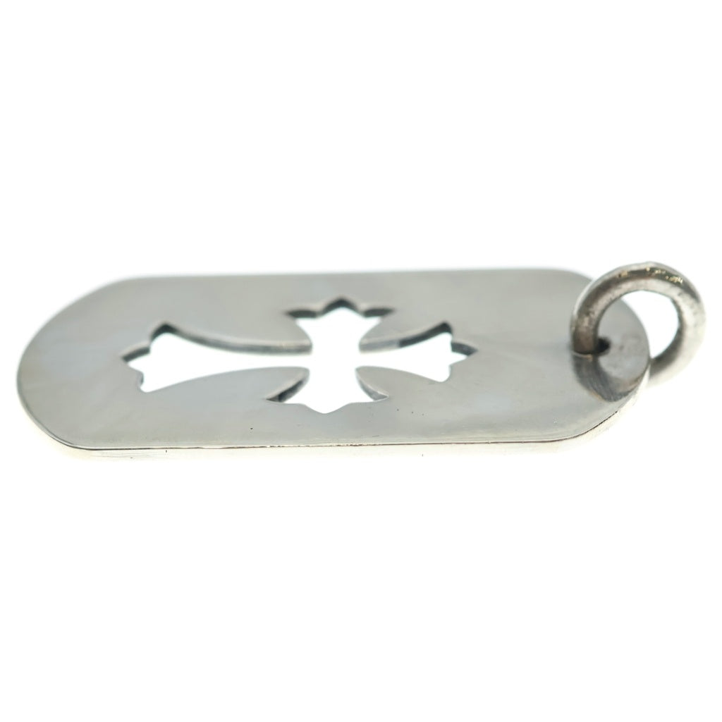 CHROME HEARTS(クロムハーツ) D TAG LRG CO CRS カットアウトクロスドッグタグ ラージ ペンダントトップ シルバー BCA239